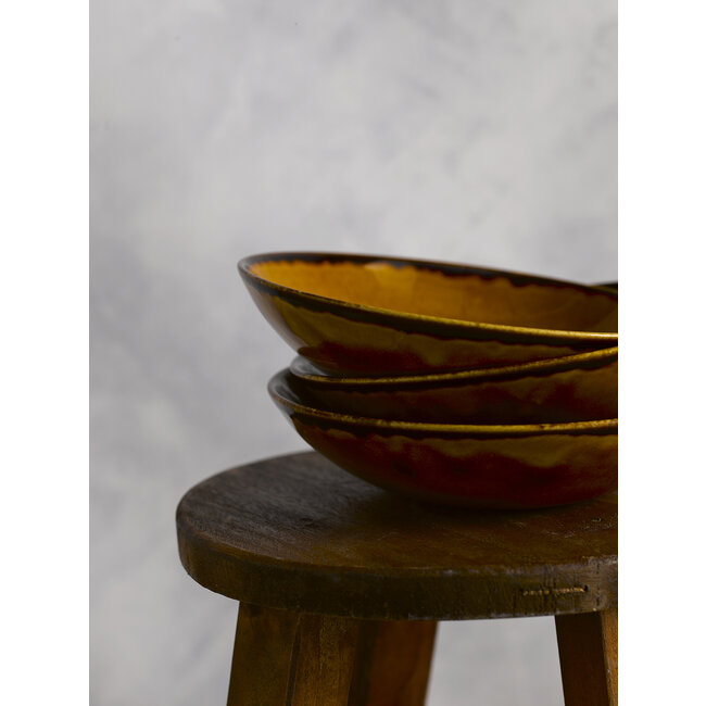 Dudson Servies Horeca Kwaliteit Harvest Brown Coupe Plate 21,7cm 12/box