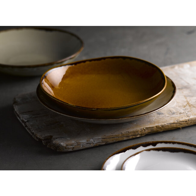 Dudson Servies Horeca Kwaliteit Harvest Brown Coupe Bowl 24,8cm 12/box