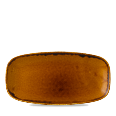 Dudson Dudson | Harvest Brown Chefs Oblong Bord 29x15cm