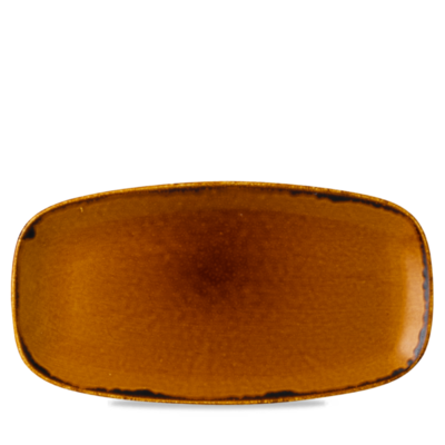 Dudson Dudson | Harvest Brown Chefs Oblong Bord 35x18cm