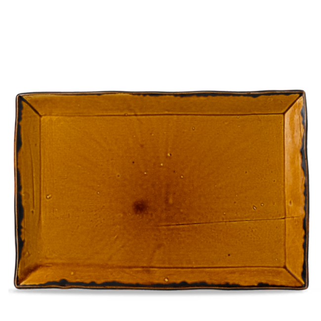 Dudson Servies Horeca Kwaliteit Harvest Brown Rectangle Tray 34,5x23,3cm 6/box