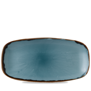 Dudson Servies Horeca Kwaliteit Dudson | Harvest Blue Chefs Oblong Bord 35x18cm