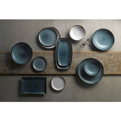 Dudson Dudson | Harvest Blue Walled Bord 26cm