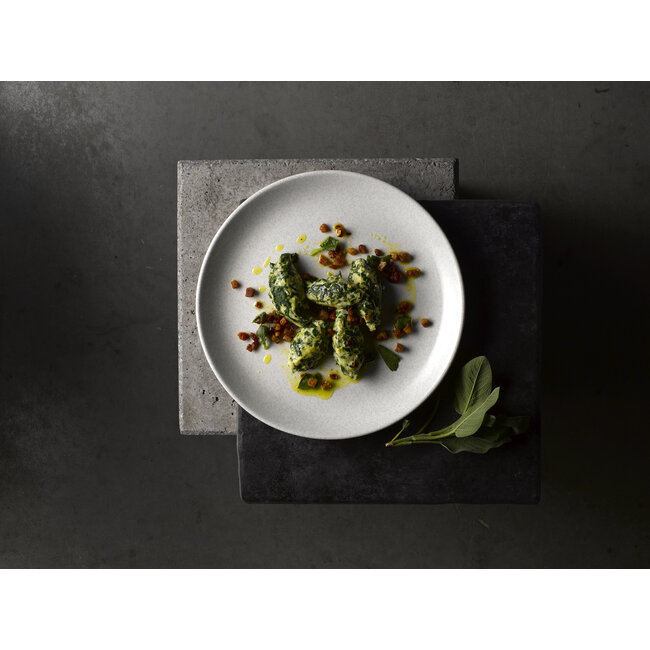 Dudson Servies Horeca Kwaliteit DISCONTINUED Evo Origins Fawn White Coupe Plate 26cm 12/box