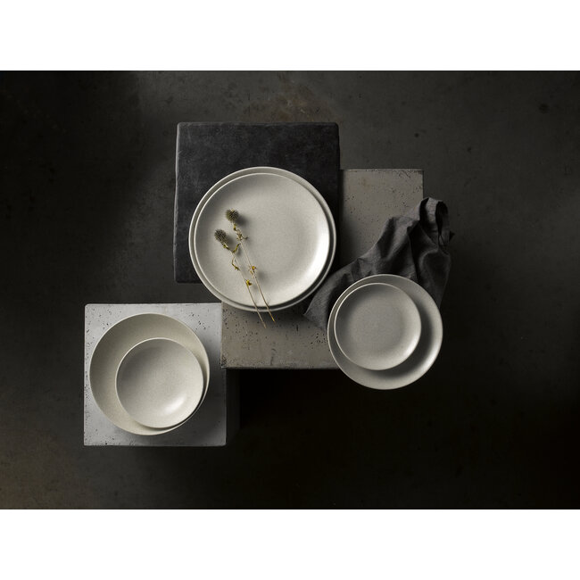 Dudson Servies Horeca Kwaliteit DISCONTINUED Evo Origins Fawn White Coupe Plate 16,5cm