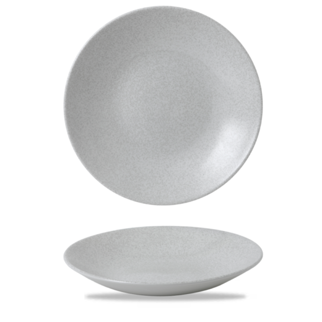 Dudson Servies Horeca Kwaliteit DISCONTINUED Evo Origins Fawn White Deep Coupe Plate 25,5cm