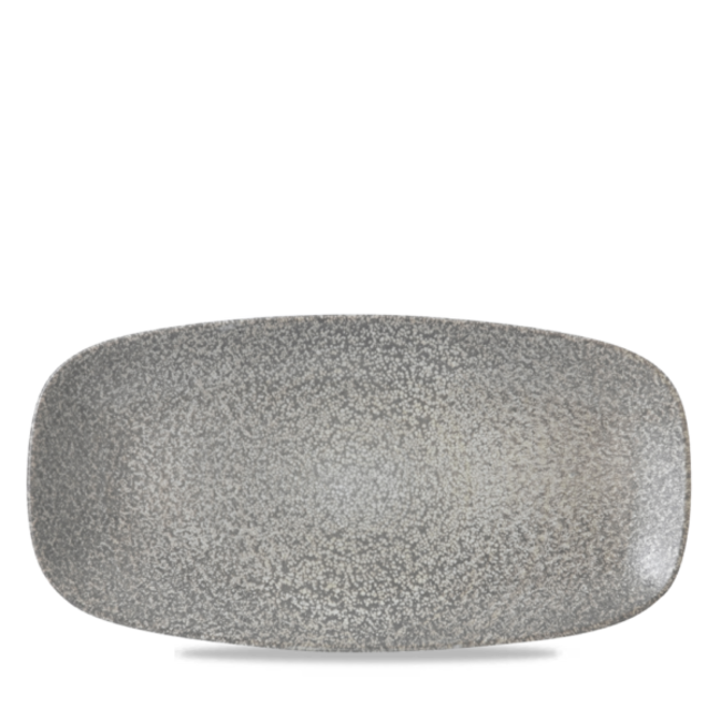 Dudson Servies Horeca Kwaliteit DISCONTINUED Evo Origins Grey Oblong Plate 29,8x15,3cm