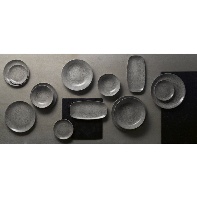 Dudson Servies Horeca Kwaliteit DISCONTINUED Evo Origins Grey Oblong Plate 29,8x15,3cm