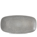 Dudson Servies Horeca Kwaliteit Dudson | Evo Origins Grey Chefs Oblong Bord 35x18cm