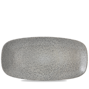 Dudson Servies Horeca Kwaliteit Dudson | Evo Origins Grey Chefs Oblong Bord 35x18cm