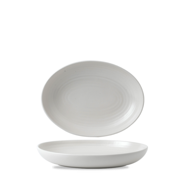 Dudson Servies Horeca Kwaliteit Evo Pearl Deep Oval Bowl 26,7x19,7cm 6/box