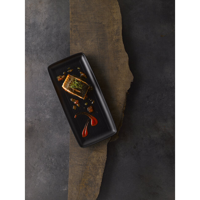 Dudson Servies Horeca Kwaliteit Evo Jet Rectangular Tray 36x17,1cm 4/box