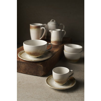 Dudson Dudson | Makers Coll Finca Sandstone Cappuccino Cup 34cl/6cm