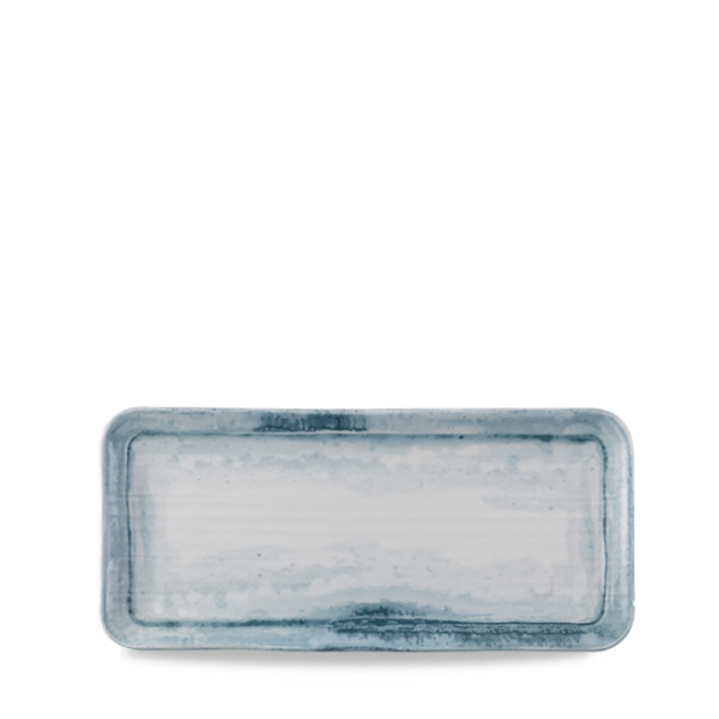 Dudson Servies Horeca Kwaliteit Finca Limestone Organic Coupe Rect Platter 34,6x15,6cm 6/box