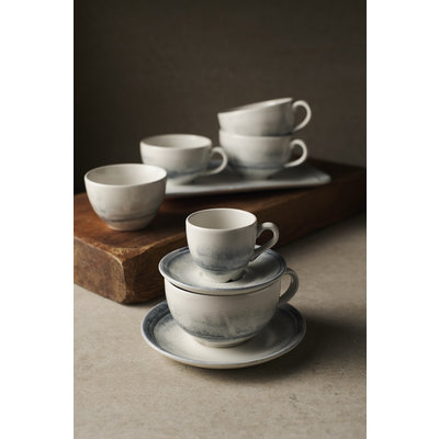 Dudson Dudson | Makers Coll Finca Limestone Cappuccino Saucer  15cm