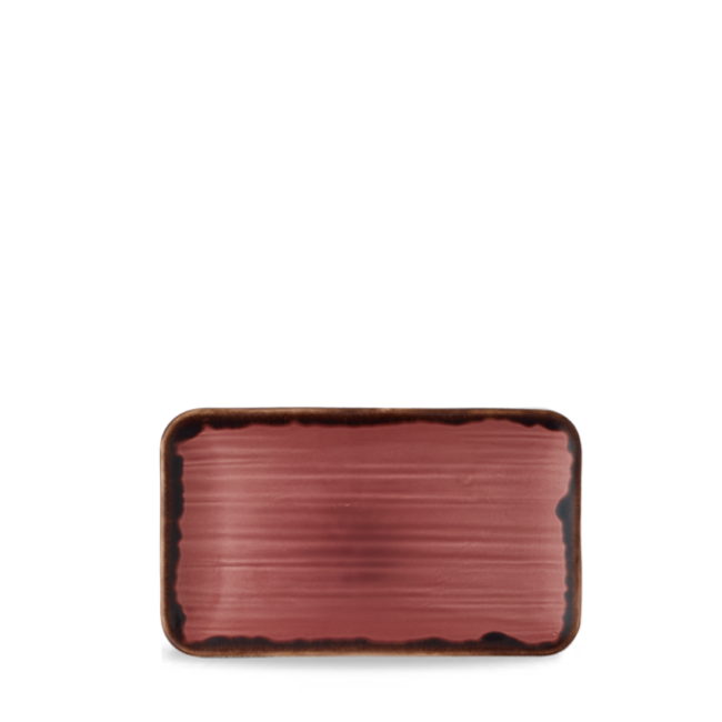 Dudson Servies Horeca Kwaliteit Harvest Plum Organic Rectangular Plate 27x16cm 12/box