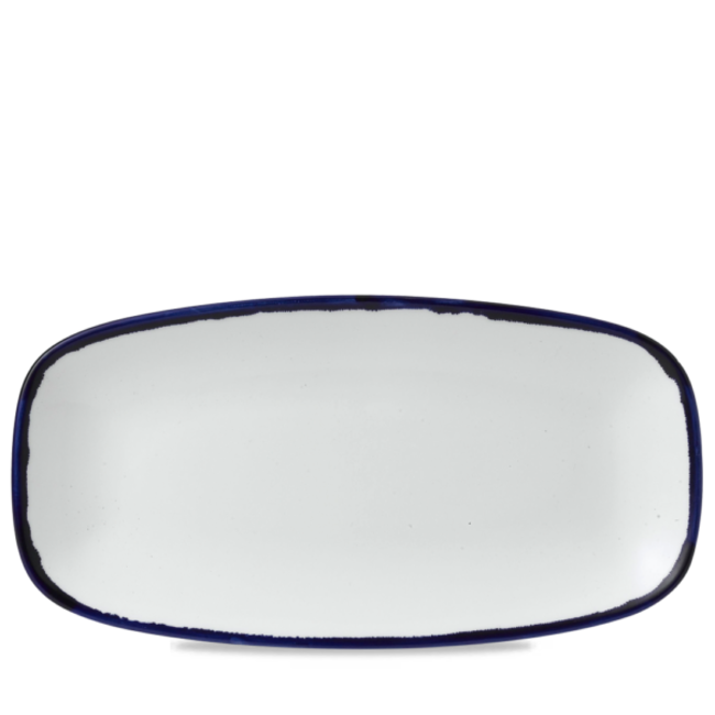 Dudson Servies Horeca Kwaliteit Harvest Ink Chefs Oblong Plate 35,5x18,9cm 6/box