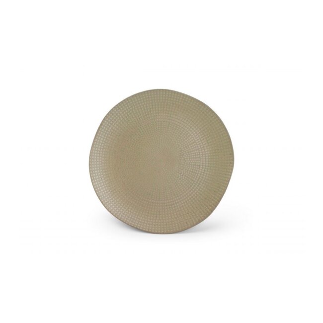 F2D servies Horeca Kwaliteit F2D | Plat bord 27xH2cm olive Mosaic