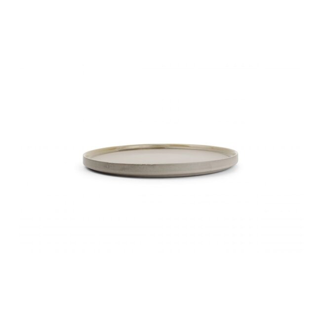 F2D servies Horeca Kwaliteit F2D | Plat bord 24xH1,5cm brown Structo