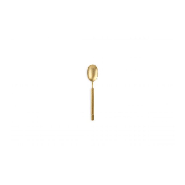 F2D servies Horeca Kwaliteit F2D | Helix Koffielepel matte gold  - set/6