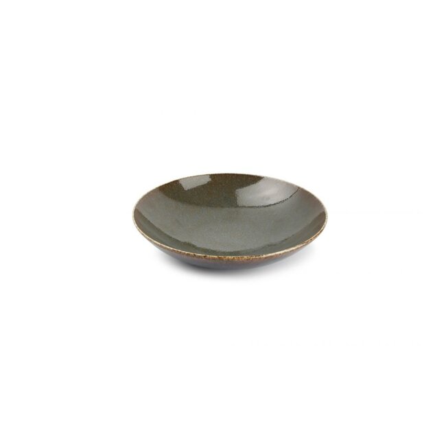 BonBistro Servies Horeca Kwaliteit BonBistro | Cirro Diep Bord 21xH5cm groen