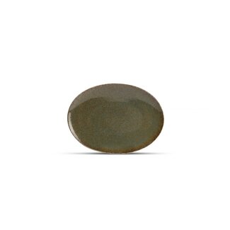 BonBistro Servies Horeca Kwaliteit BonBistro | Cirro Plat Bord 24x17cm groen