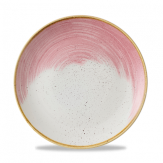 Churchill Servies Horeca Kwaliteit Stonecast Accents  Petal Pink Evolve Coupe Bord 26cm Churchill Servies Horeca Kwaliteit Stonecast Accents  Petal Pink Evolve Coupe Bord 26cm