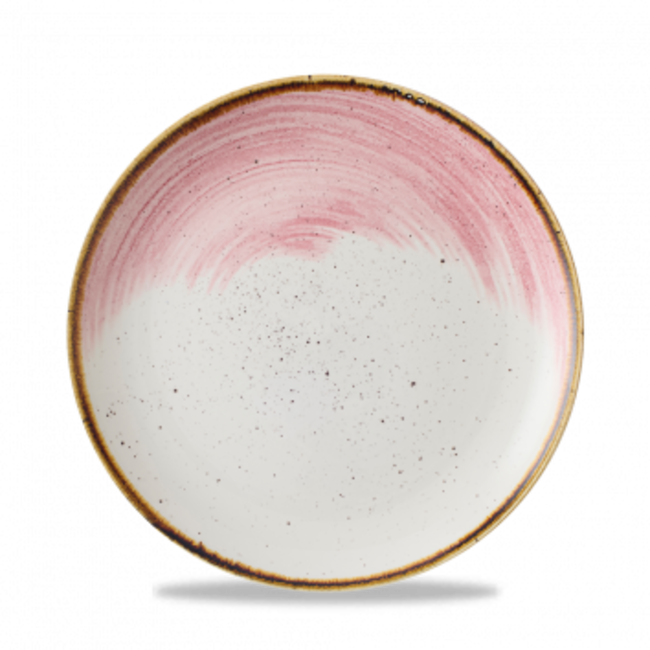 Churchill Servies Horeca Kwaliteit Stonecast Accents Petal Pink Evolve Coupe Plate 12/box