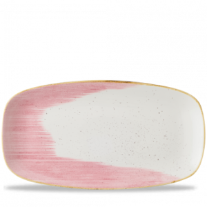 Churchill Servies Horeca Kwaliteit Stonecast Accents  Petal Pink Chefs Oblong  Bord 35,5cm