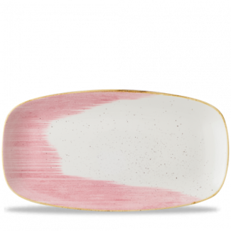 Churchill Servies Horeca Kwaliteit Stonecast Accents  Petal Pink Chefs Oblong  Bord 35,5cm Churchill Servies Horeca Kwaliteit Stonecast Accents  Petal Pink Chefs Oblong  Bord 35,5cm