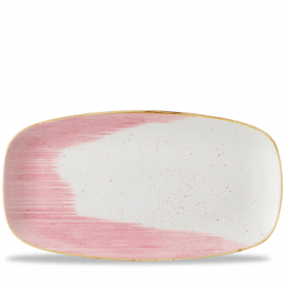 Churchill Stonecast Accents Petal Pink Chefs Oblong Bord 35,5cm