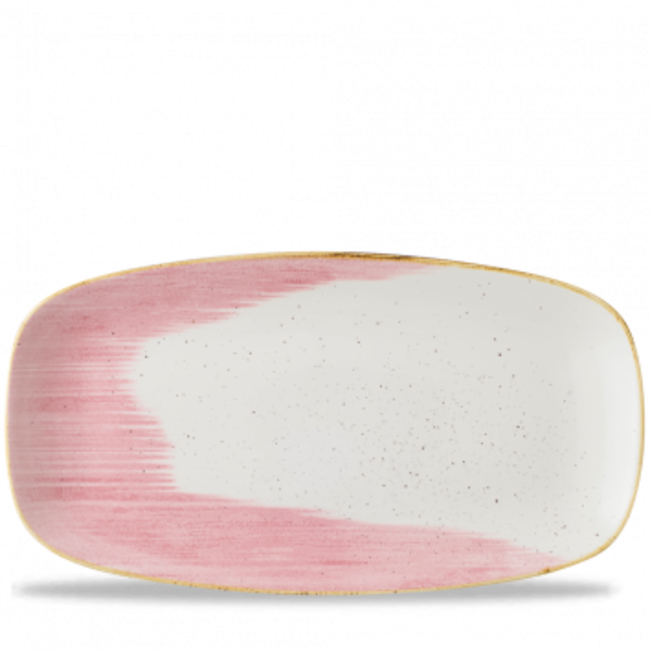 Churchill Servies Horeca Kwaliteit Stonecast Accents Petal Pink Chefs Oblong Plate 6/box