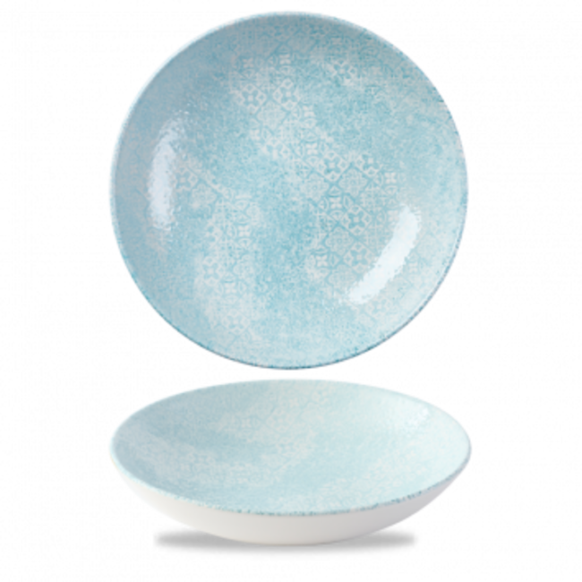 Churchill Servies Horeca Kwaliteit Med Tiles Aquamarine Evolve Coupe Bowl 24.8cm 12/box