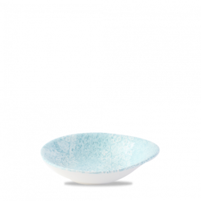 Med Tiles Aquamarine Round Round Dish 18.5x16.8cm 12/box