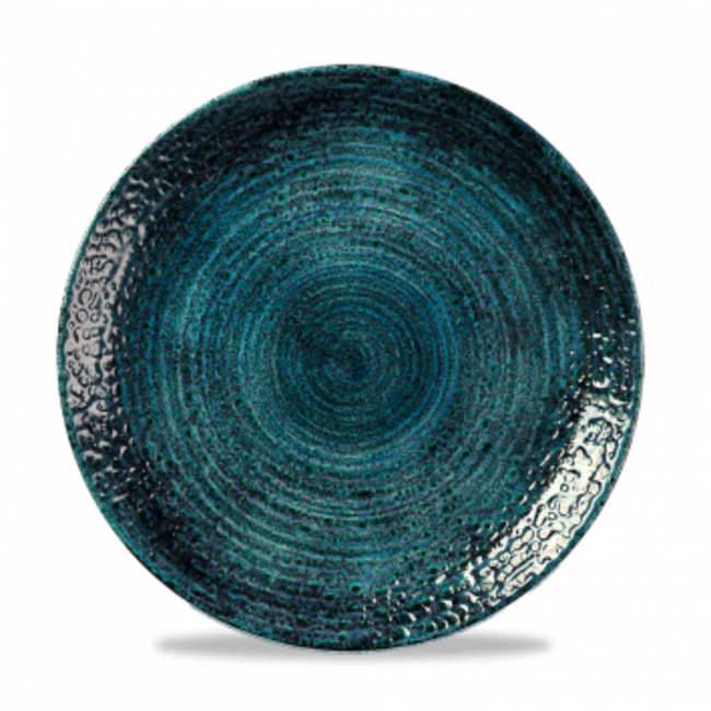Homespun Chroma Blue Evolve Coupe Plate 26cm 12/box