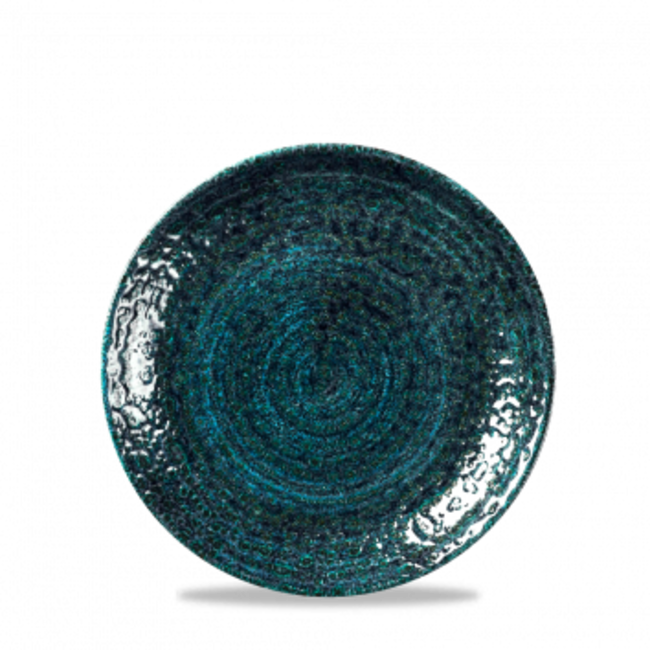 Homespun Chroma Blue Evolve Coupe Plate 16.5cm 12/box