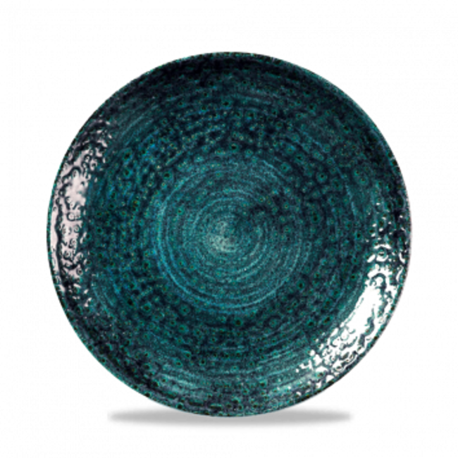 Homespun Chroma Blue Evolve Coupe Plate 21.7cm 12/box