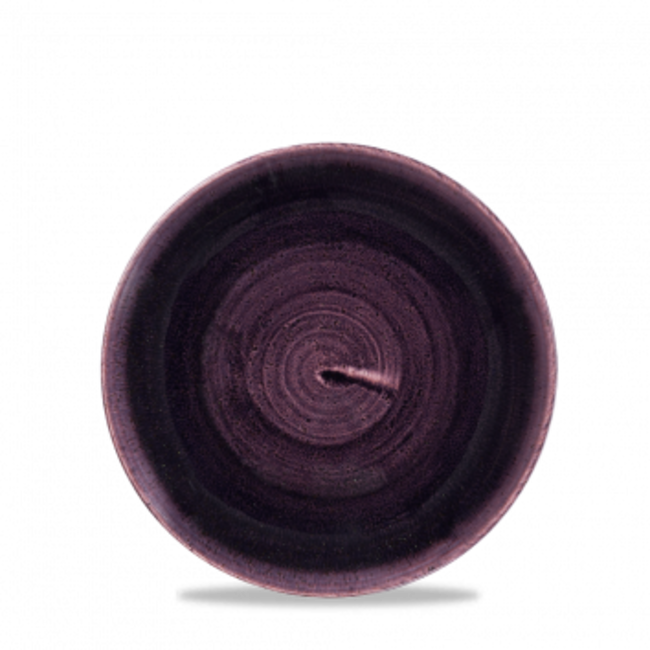 Stonecast Deep Purple Evolve Coupe Plate 16.5cm 12/box