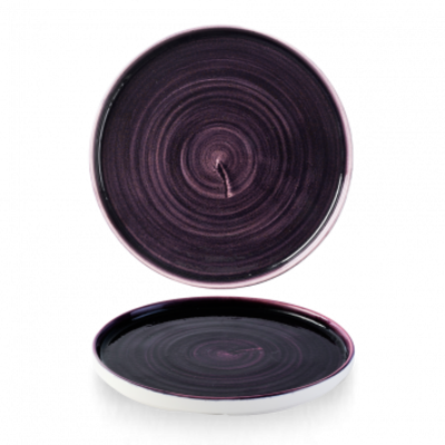 Churchill Stonecast Patina Deep Purple Walled Bord 26cm