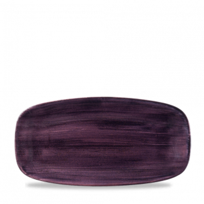 Stonecast Deep Purple Chefs Oblong Plate 29.8x15.3cm 12/box