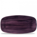 Churchill Stonecast Patina Deep Purple Chefs Oblong Bord 19x35cm