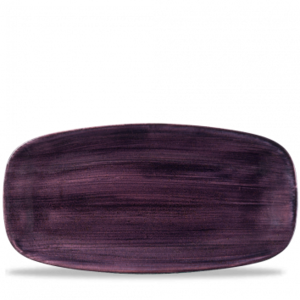 Churchill Stonecast Patina Deep Purple Chefs Oblong Bord 19x35cm