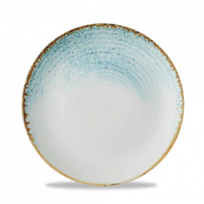 Homespun Aquamarine Evolve Coupe Plate 21 cm 12/box
