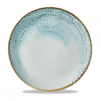Studio Prints Homespun Aquamarine Evolve Coupe Bord 28,8cm