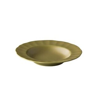 Q Authentic Servies Horeca Kwaliteit Blossom diep bord groen 22,9 cm