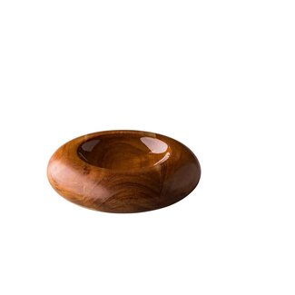 Q Authentic Servies Horeca Kwaliteit Shapes eik houten donut 17 cm
