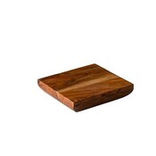 Q Authentic Shapes eik houten vierkant 14,4 x 4 cm