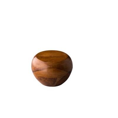 Q Authentic Shapes eik houten bol L 13,5 x 13 cm