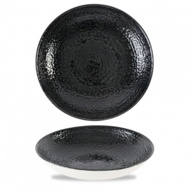 Homespun Black Evolve Coupe Bowl 24,8cm 12/box