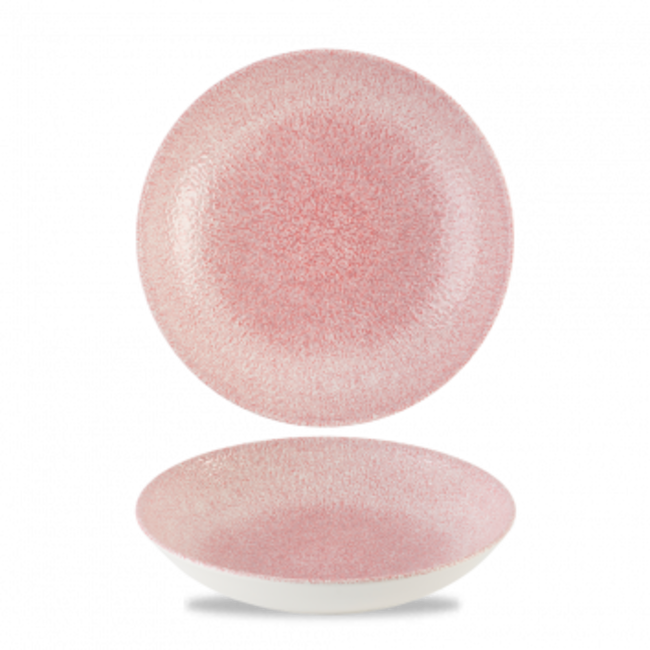 Raku Pink Quartz Evolve Coupe Bowl 18,2cm 12/box